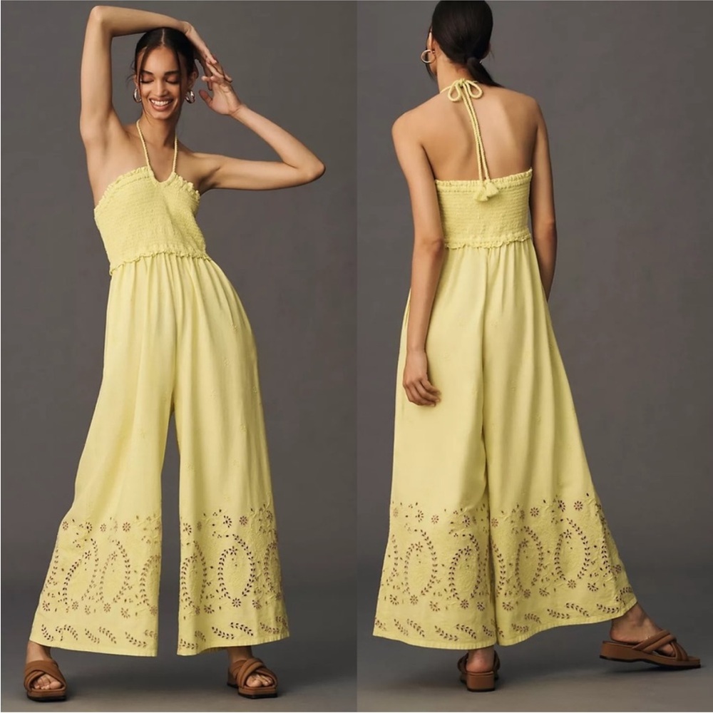 Anthropologie Yellow Jumpsuit - Picture 7 of 12